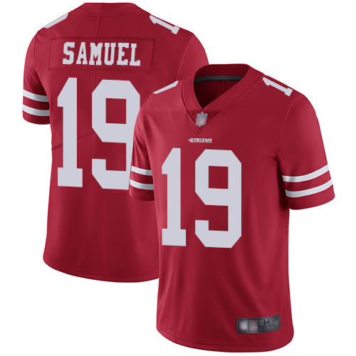 San Francisco 49ers #19 Deebo Samuel Red Team Color Youth Stitched NFL Vapor Untouchable Limited Jersey