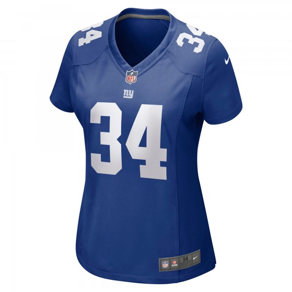 Women's New York Giants Sandro Platzgummer Nike Royal Game Player Jersey