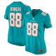 Women's Miami Dolphins Nick Bowers Nike  Aqua Team Game Jersey