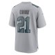 Men's Carolina Panthers Jeremy Chinn Nike Gray Atmosphere Fashion Game Jersey