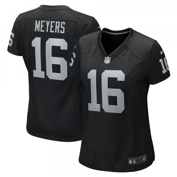 Women's Las Vegas Raiders Jakobi Meyers Nike Black Game Player Jersey