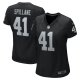 Women's Las Vegas Raiders Robert Spillane Nike Black Game Player Jersey