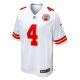 Men's Kansas City Chiefs Rashee Rice Nike  White  Game Jersey