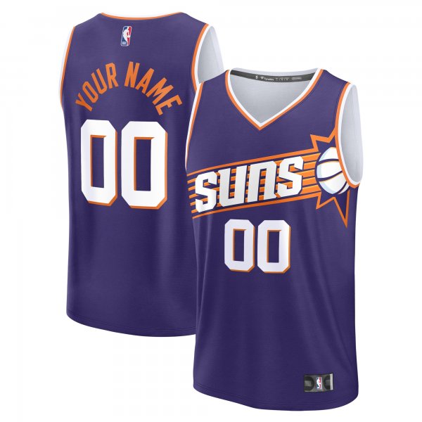 Youth Phoenix Suns  Fanatics Purple Custom Fast Break Jersey - Icon Edition