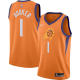 Phoenix Suns #1 Devin Booker Orange NBA Swingman Statement Edition 2019/2020 Jersey