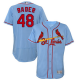 St. Louis Cardinals #48 Harrison Bader Light Blue Flexbase Collection Stitched MLB Jersey