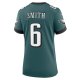 Women's Philadelphia Eagles DeVonta Smith Nike Midnight Green Team Game Jersey