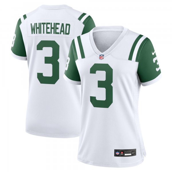 Women's New York Jets #3 Jordan Whitehead Nike White Classic Alternate Player Jersey