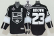 Los Angeles Kings #23 Dustin Brown Black Home 2014 Stanley Cup Finals Stitched NHL Jersey