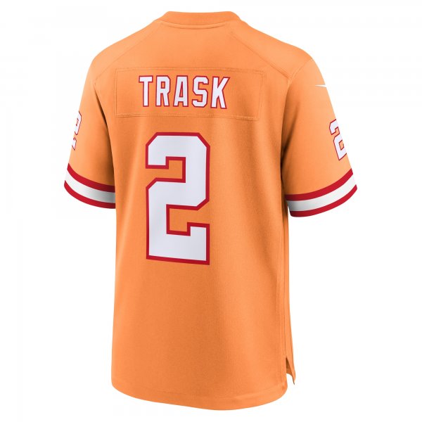 Men's Tampa Bay Buccaneers Kyle Trask Nike Orange Throwback Game Jersey