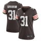 Women's Cleveland Browns Thomas Graham Jr. Nike  Brown Team Game Jersey