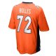 Men's Denver Broncos Garett Bolles Nike Orange Game Jersey