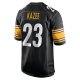 Men's Pittsburgh Steelers Damontae Kazee Nike  Black  Game Jersey