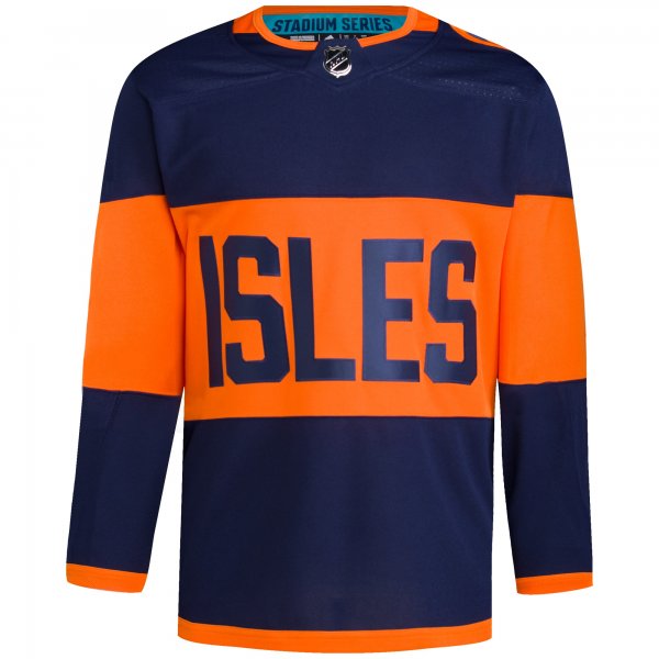 Men's New York Islanders  adidas Navy 2024 NHL Stadium Series Primegreen Jersey