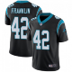 Men's Nike Carolina Panthers #42 Sam Franklin Limited Team Color Vapor Untouchable Black Jersey