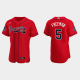 Freddie Freeman Atlanta Braves 2021 World Series MLB Flexbase Jersey - Red