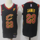 Men's Nike Cleveland Cavaliers #23 LeBron James Black Stitched Swingman NBA Jersey