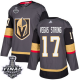 Adidas Golden Vegas Golden Knights #17 Vegas Strong Grey Home 2018 Stanley Cup Final Stitched NHL Jersey