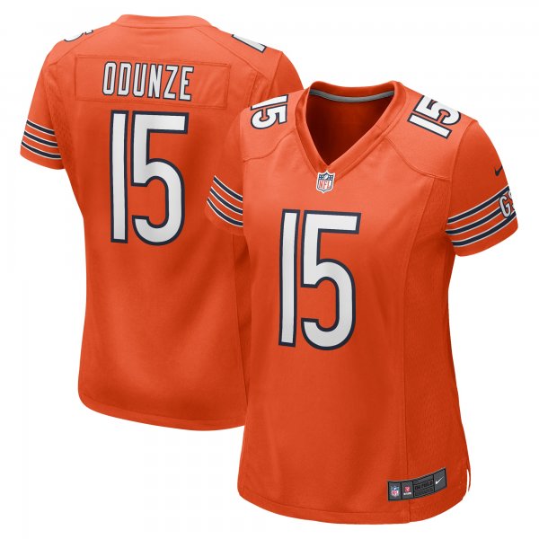 Women's Chicago Bears Rome Odunze Nike  Orange Alternate Game Jersey