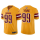 Men's Washington Commanders #99 Chase Young Gold Vapor Untouchable Stitched Football NFL Jersey