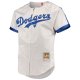 Men's Brooklyn Dodgers Jackie Robinson Mitchell & Ness Gray Cooperstown Collection Jersey