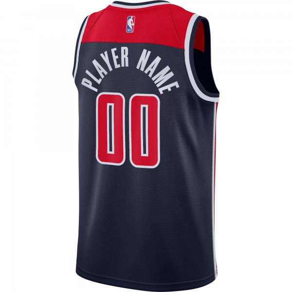 Men's Washington Wizards Jordan Brand Navy Swingman Custom Jersey - Statement Edition