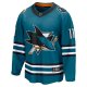 Men's San Jose Sharks Luke Kunin Fanatics Teal Home Breakaway Player Jersey