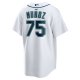 Men's Seattle Mariners AndrÃÂ©s Mu?oz Nike White Home  Replica Player Jersey