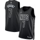 Unisex Brooklyn Nets Kevin Durant Jordan Brand Black Swingman Jersey - Statement Edition