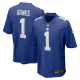 Men's Nike New York Giants #1 Deonte Banks Royal 2023 NFL Draft First Round Pick Limited NFL Jersey