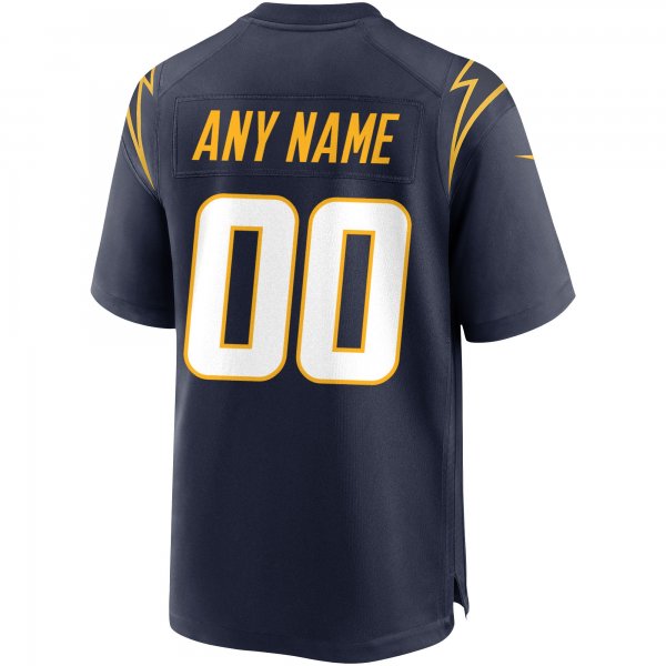 Men's Los Angeles Chargers Nike Navy Alternate Custom Game Jersey