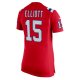 Women's New England Patriots Ezekiel Elliott Nike Red Alternate Game Player Jersey