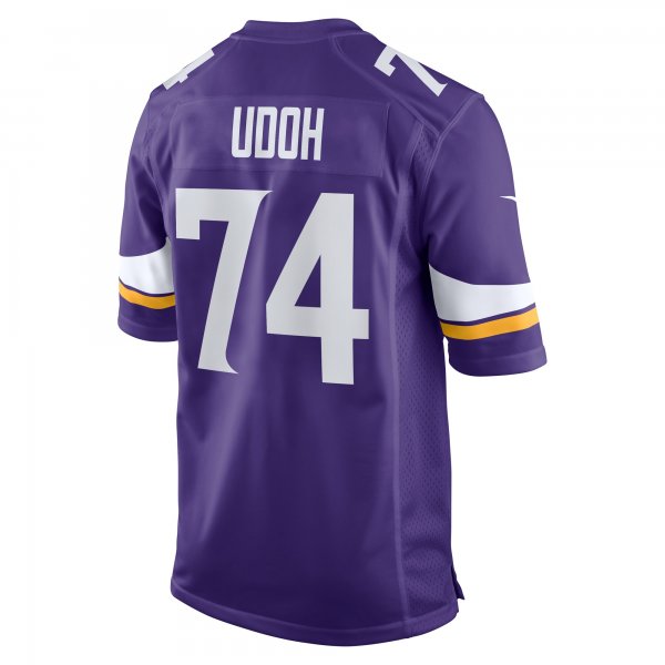 Men's Minnesota Vikings Oli Udoh Nike Purple Game Jersey