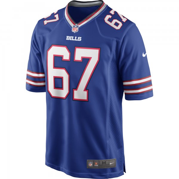 Men's Buffalo Bills Kent Hull Nike Royal Game Retired Player Jersey