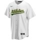 Men's Oakland Athletics Nike White Home Replica Custom Jersey