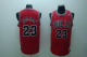 Men's Mitchell and Ness Chicago Bulls #23 Michael Jordan Stitched Red Throwback NBA Jersey