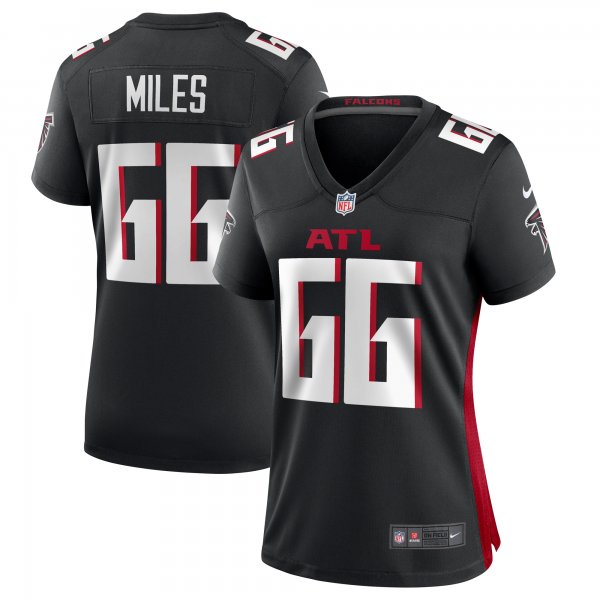 Women's Atlanta Falcons Joshua Miles Nike  Black  Game Jersey