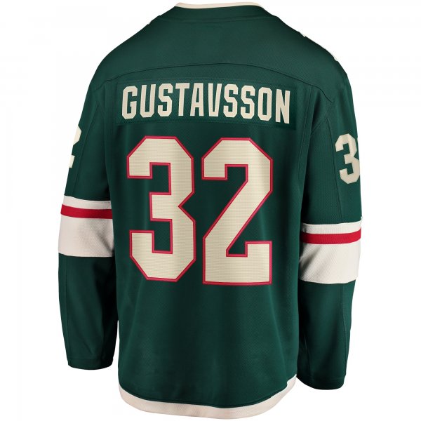 Men's Minnesota Wild Filip Gustavsson Fanatics Green Home Breakaway Player Jersey