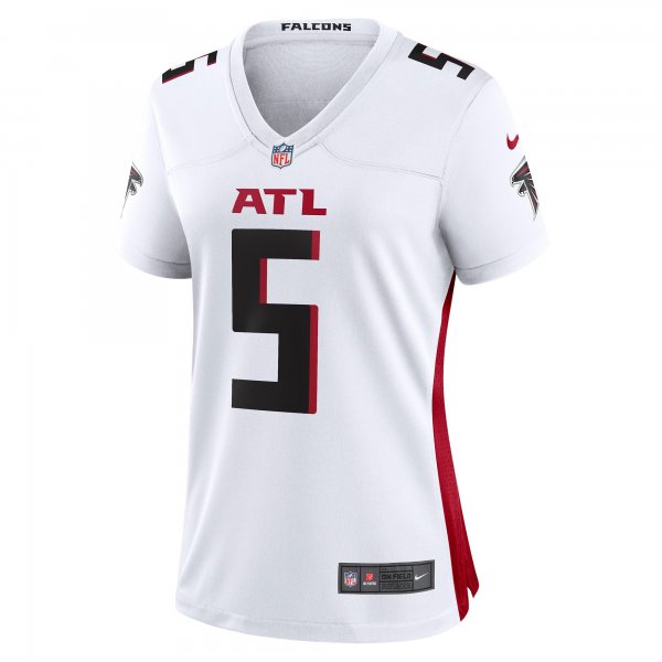 Women's Atlanta Falcons Drake London Nike White Away Game Player Jersey