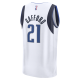 Men's Dallas Mavericks Daniel Gafford Fanatics White Fast Break Player Jersey - Association Edition