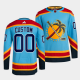 Men's Florida Panthers Custom Blue 2022 Reverse Retro NHL Jersey