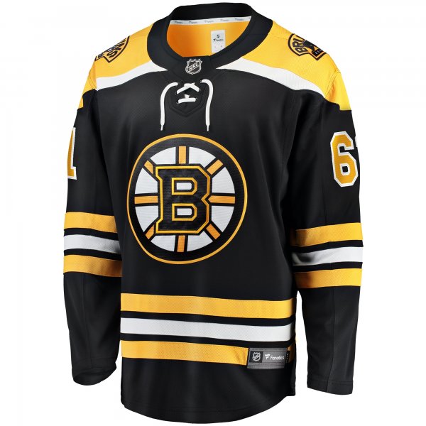 Men's Boston Bruins Pat Maroon Fanatics Black Home Premier Breakaway Player Jersey