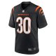 Men's Cincinnati Bengals Chase Brown Nike  Black Team Game Jersey