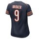 Women's Chicago Bears Jaquan Brisker Nike Navy Game Player Jersey