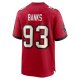 Men's Tampa Bay Buccaneers Eric Banks Nike  Red  Game Jersey