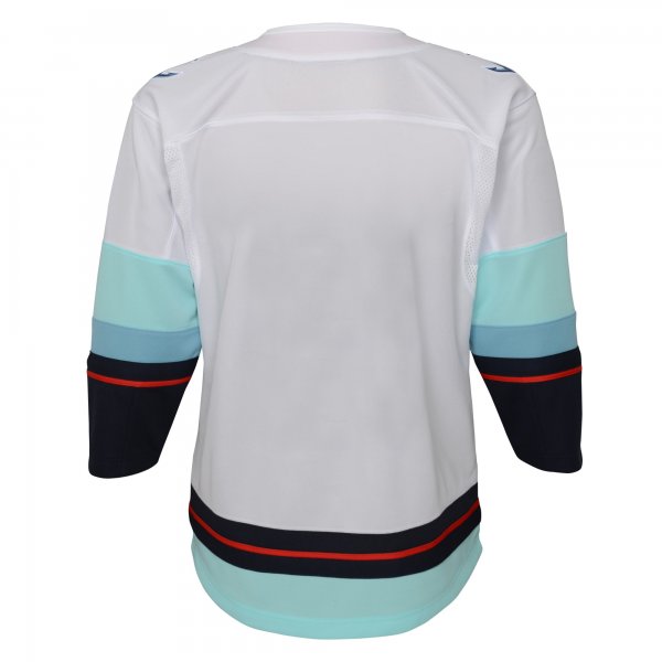 Youth Seattle Kraken White Away Premier Jersey