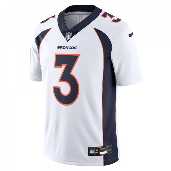 Men's Denver Broncos Russell Wilson Nike White  Vapor Untouchable Limited Jersey