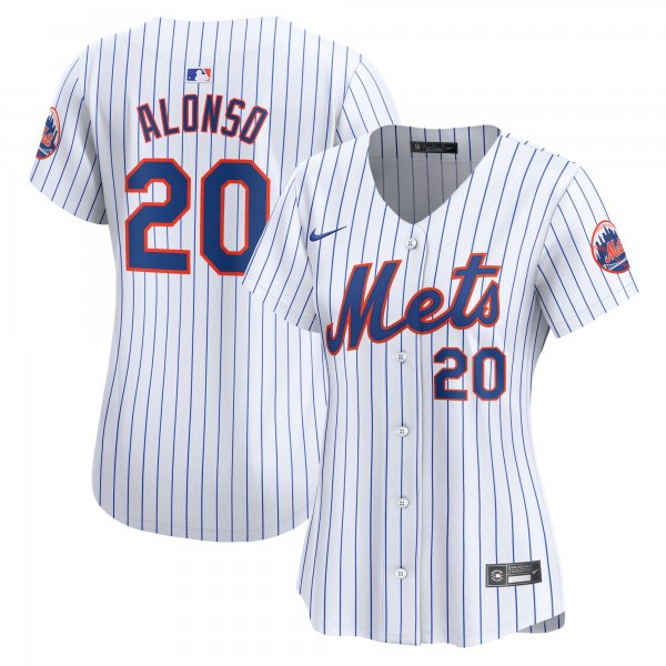 Women's New York Mets Pete Alonso Nike White Home Limited Player Jersey