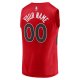 Youth Toronto Raptors Fanatics Red Fast Break Replica Custom Jersey - Icon Edition