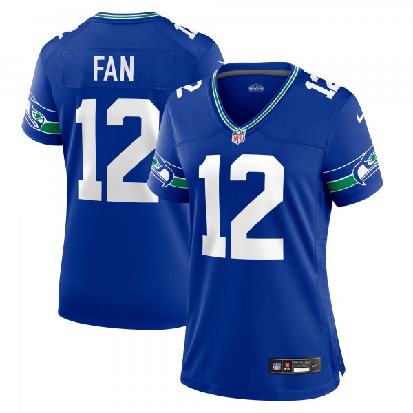 Women's Seattle Seahawks 12s Nike Royal Player Jersey